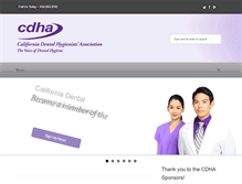 Tablet Screenshot of cdha.org